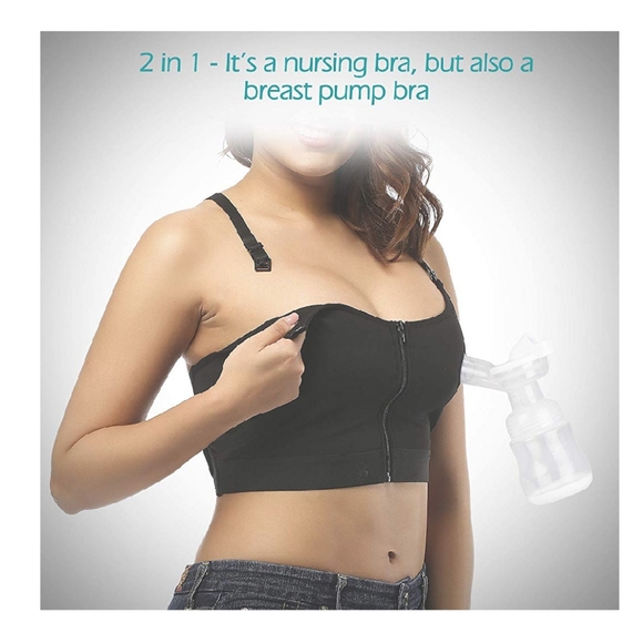 💕 Momcoz pumping and nursing bra NWT sz M & XL - Picture 2 of 7